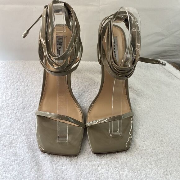 Steve Madden Uplift in Grey Patent Leather Size 8.5 - Picture 5 of 8